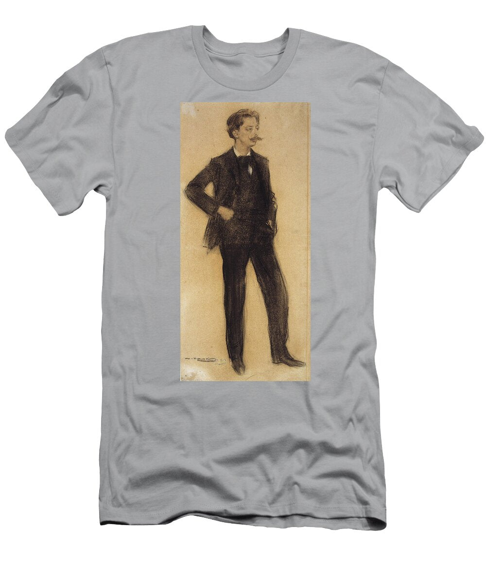 Portrait of Enric Granados Ramon Casas T-Shirt