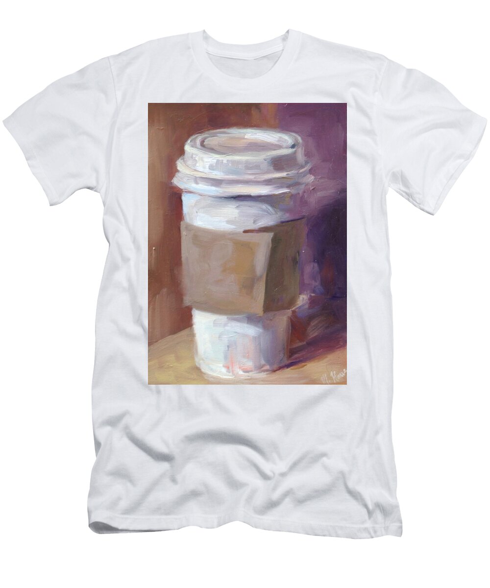 Portrait of the Latte a Stranger Bought Me Mary Haas T-Shirt