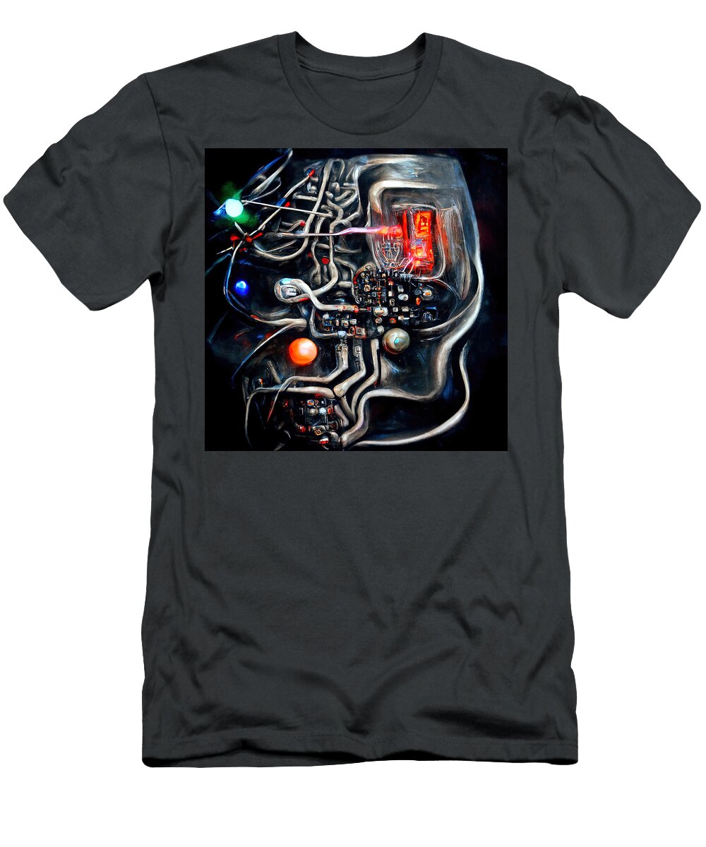 Positronic Brain 02 Am Fineartprints T-Shirt