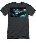Postcards From the Future Cyberpunk Cityscape 04 Am Fineartprints T-Shirt