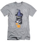 Potter Cats Harry Pawter Magical Ride Funny Cool Lazy Grumpy Cat Premium Hoan Hoai Ngo T-Shirt