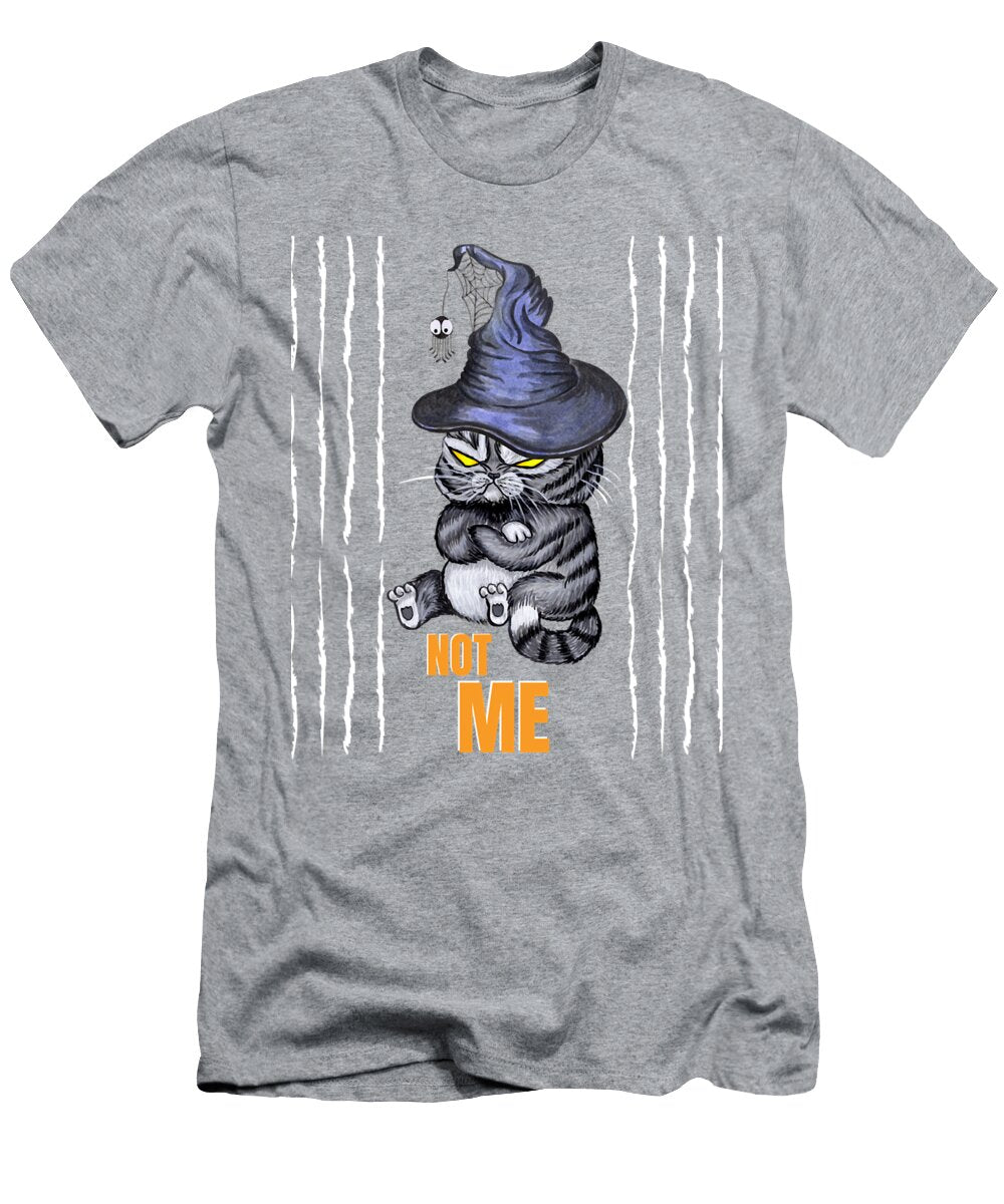 Potter Cats Harry Pawter Magical Ride Funny Cool Lazy Grumpy Cat Premium Hoan Hoai Ngo T-Shirt
