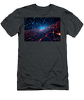 Premium Fondo Abstracto De Tecnologia Y Cienciamalla O Red Con Lineas Y Formas Geometricas N Akkash T-Shirt