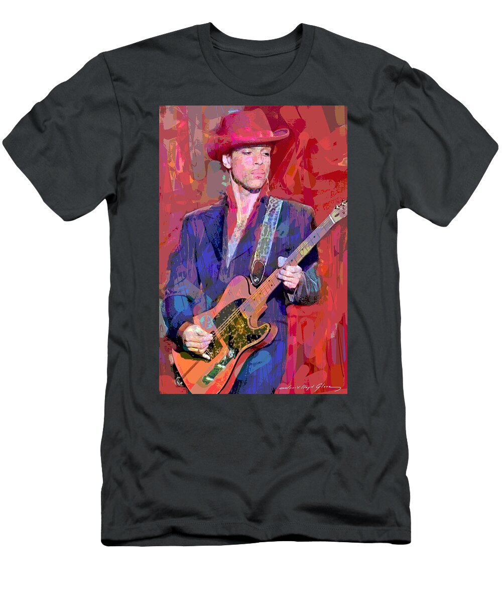 Prince While My Guitar Gently Weeps David Lloyd Glover T-Shirt