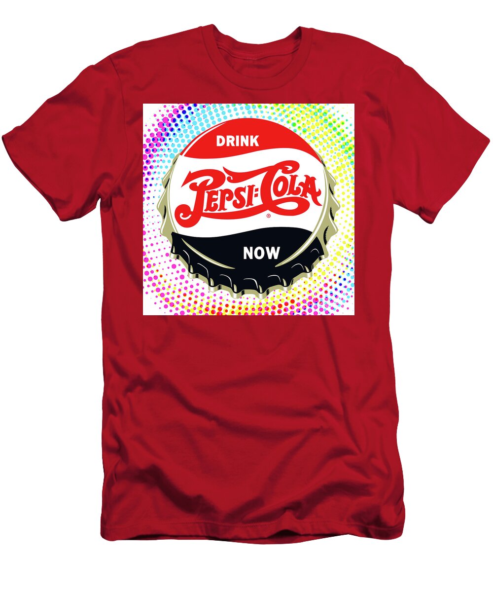 Printvintage Pepsi Cola Bottle Caps 1906s Popart5 Bobbi Freelance T-Shirt