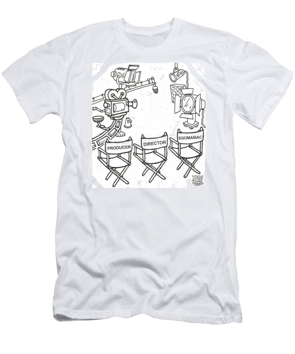 Producer Director and Egomaniac Chair Paul Kinsella T-Shirt