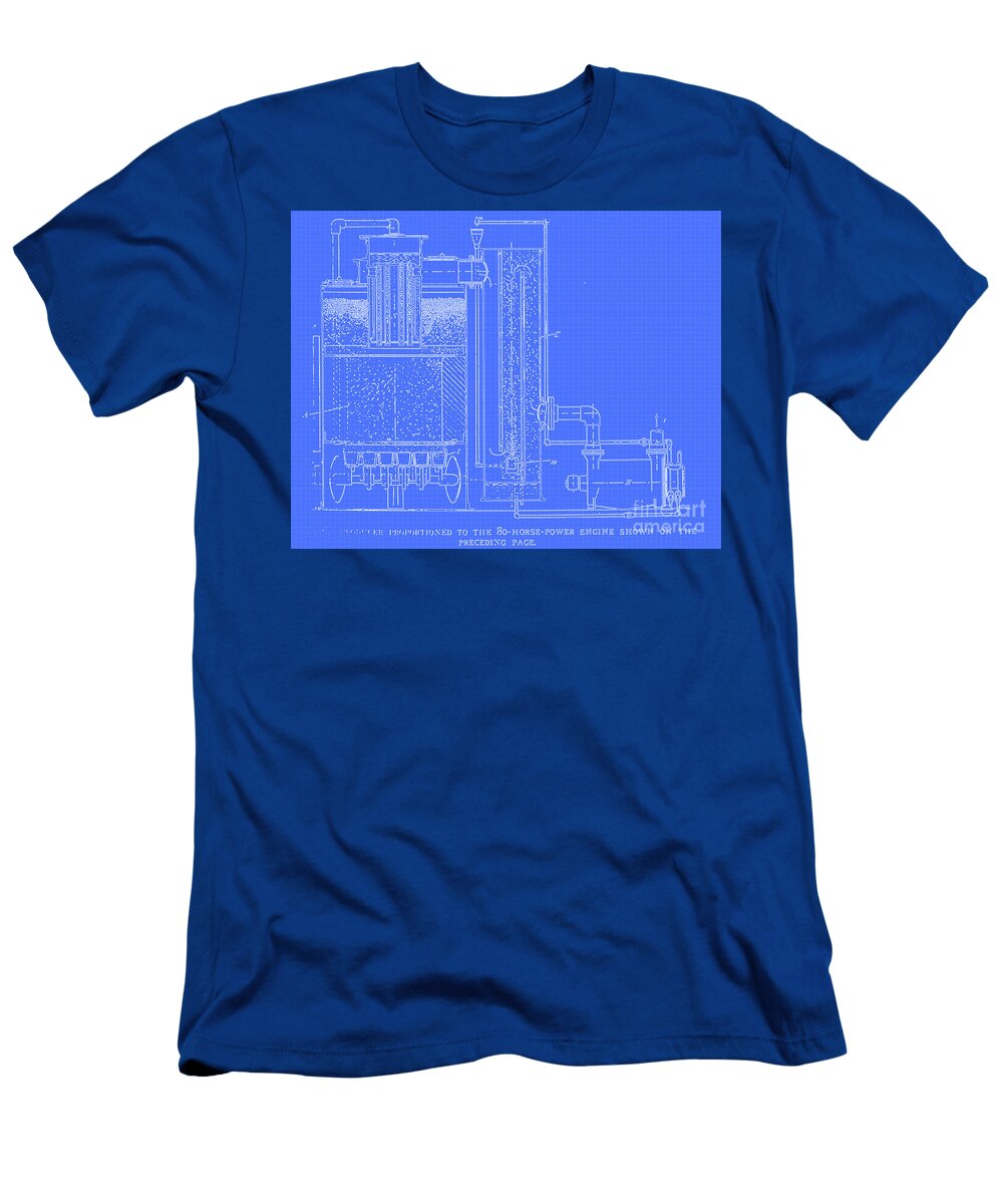 Producer Proportioned to the 80 Horse Power Engine Ar2 Historic Illustrations T-Shirt