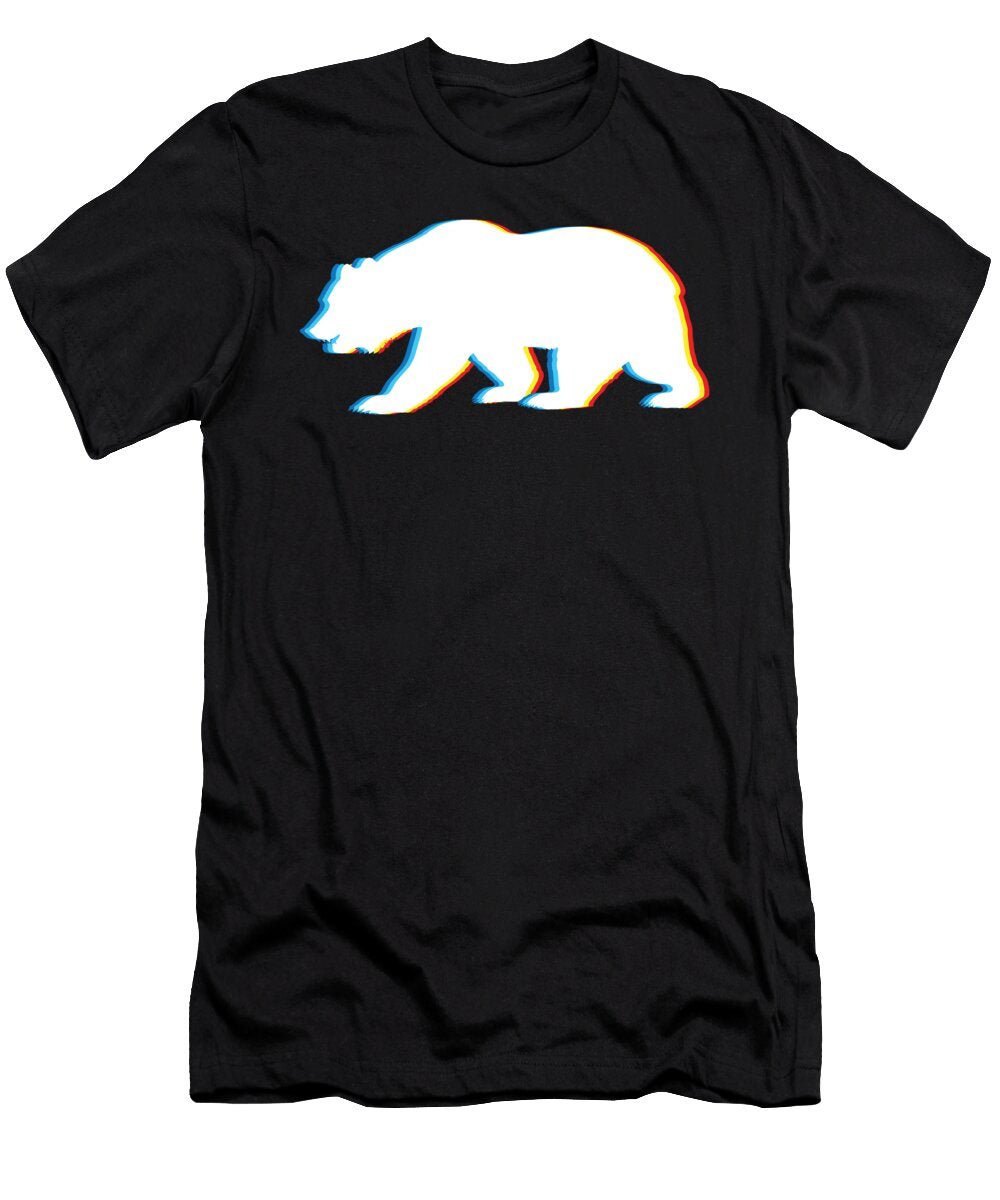 Psychedelic Bear Gift for Animal Lovers Who Love Big Bears Martin Hicks T-Shirt