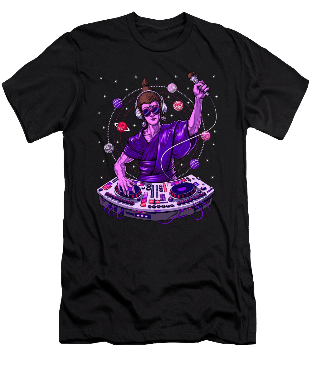 Psychedelic Buddha DJ Nikolay Todorov T-Shirt