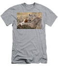 Puma Cub Grasping Guanaco Prey Torres Del Paine National Lucas Bustamante Natureplcom T-Shirt