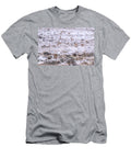 Puma Female Stalking Guanaco Herd on Hillside in Snow Nick Garbutt Natureplcom T-Shirt