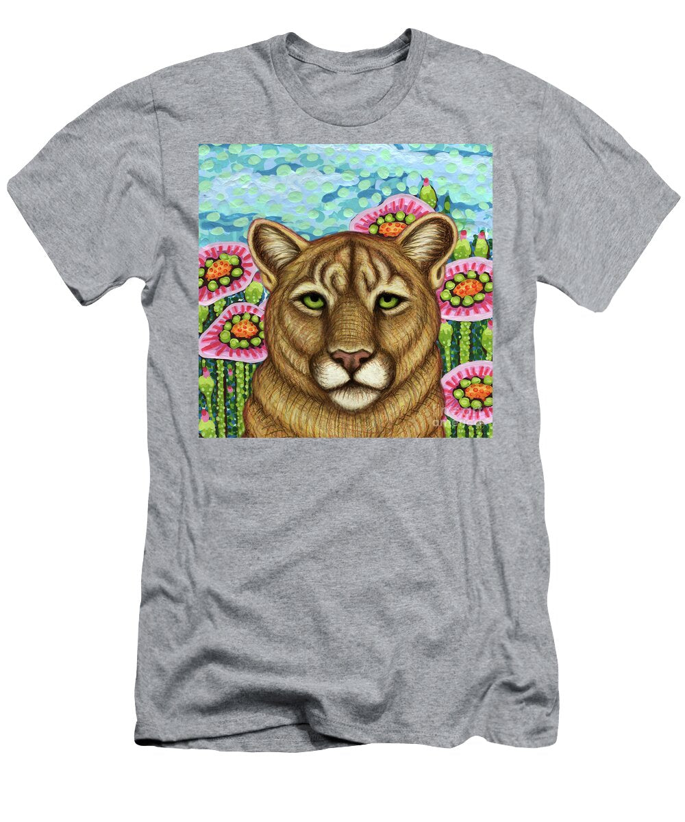 Puma in the Poppies Amy E Fraser T-Shirt