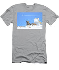 Puma Juvenile Male Resting in Snow Looking Up Towards Nick Garbutt Natureplcom T-Shirt