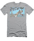 Puma Leaping At Prey Water Color 2 David Garcia Costas T-Shirt