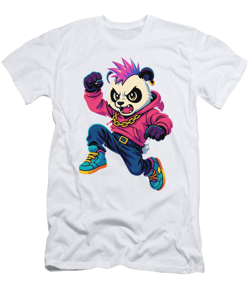 Punk Panda John Lutheran T-Shirt