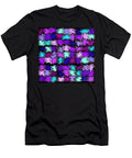 Purple Squiggle Quilt Abstract Karen Adams T-Shirt