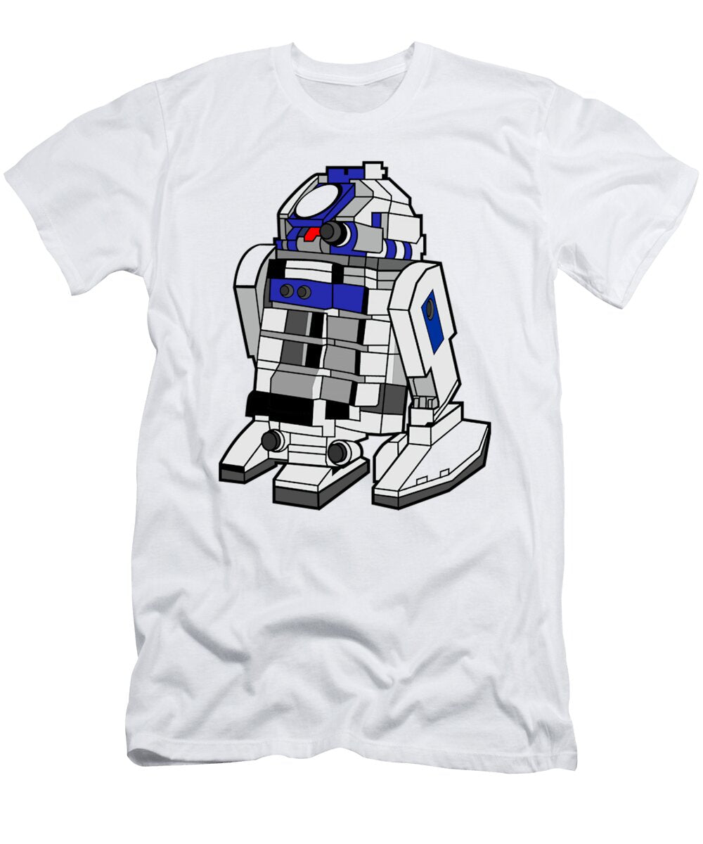 R2d2 Lego Style Droid Bricks Kids Edwards Hall T-Shirt