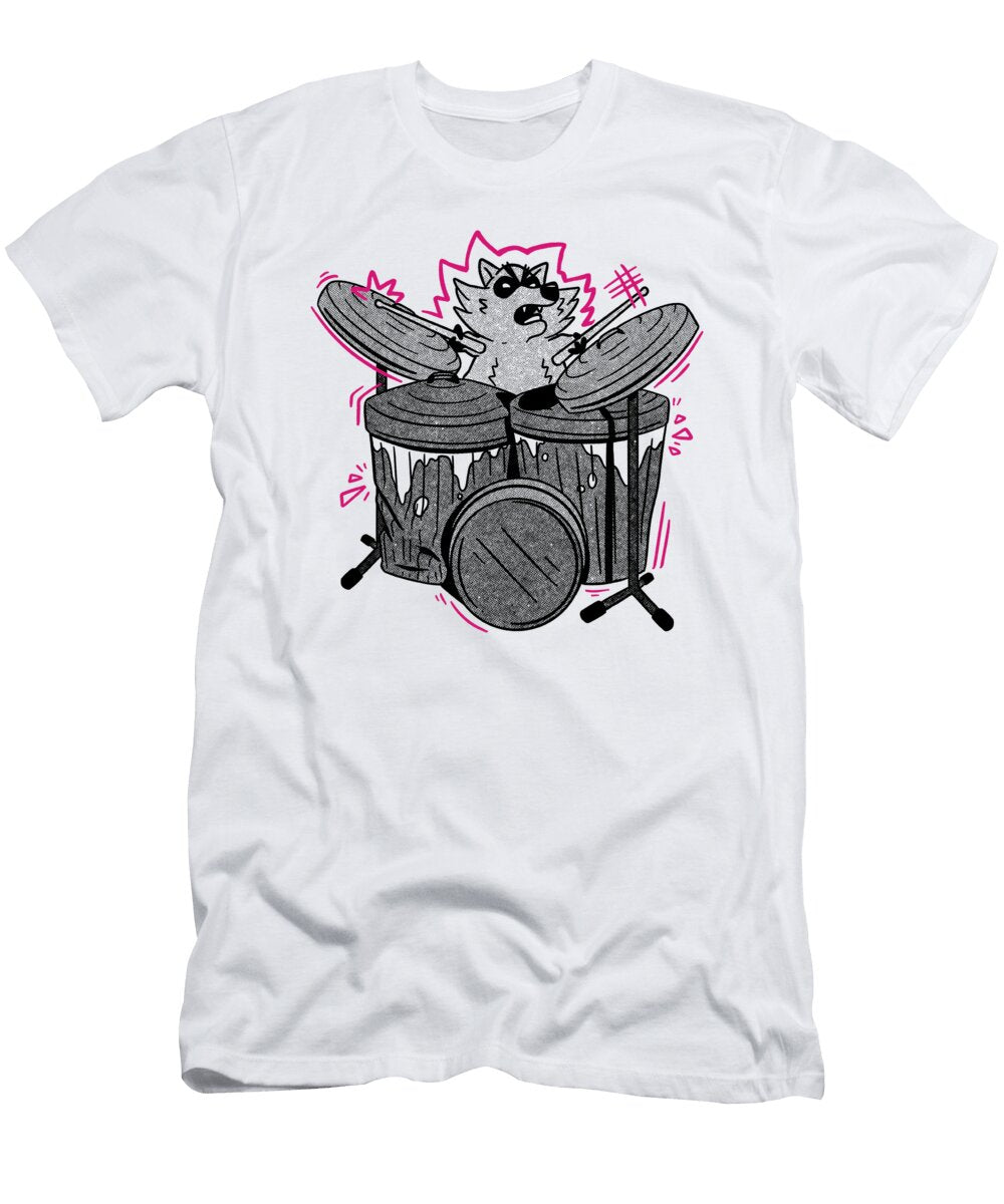 Raccoon Drumer Me T-Shirt