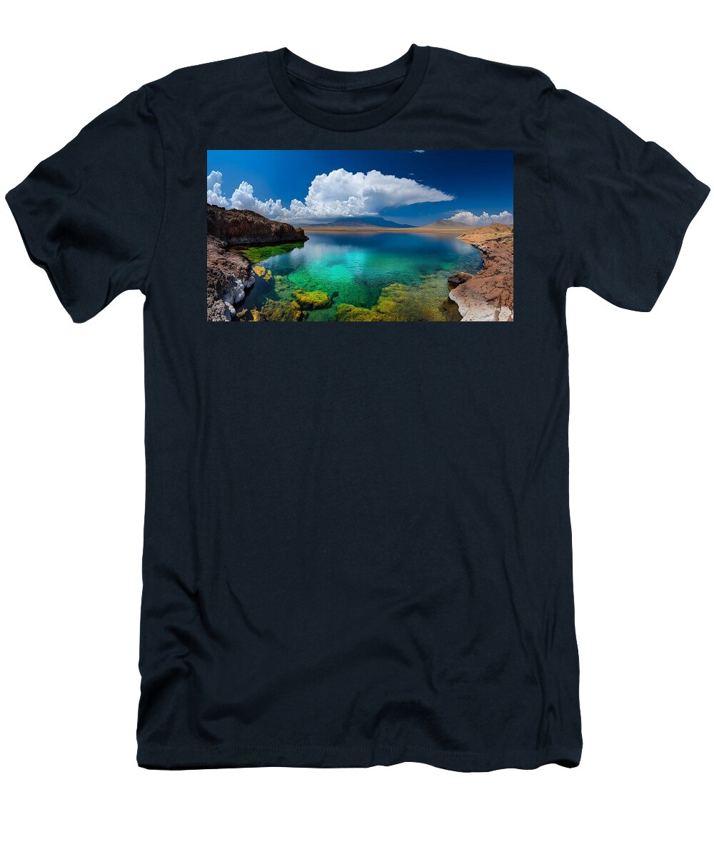 Rare East African Landscape Wall Art with Intense Color John Bloom T-Shirt