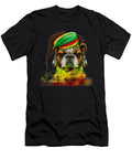 Rasta Dog Stylish Rastafari Bulldog Reggae Vibes Yah Lishr T-Shirt