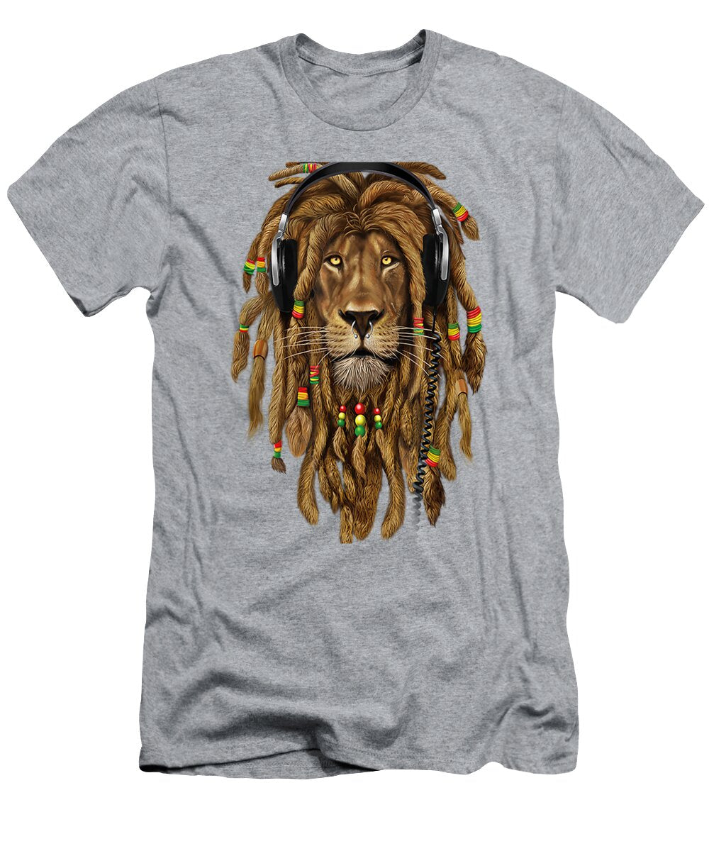 Rasta Lion Dreadlocks Reggae Cool for Rastafari Lover Emberw a T-Shirt