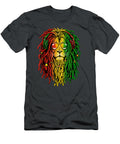 Rasta Reggae Lion Sunglass Art for Rastafarian Lover Rosiel Bowie T-Shirt