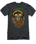 Rastafarian Lion Leo Horoscope Zodiac Sign Rasta Dove Lark T-Shirt