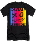 Rave Religion Raveface Rainbow Party Techno Festival Sifou Store T-Shirt