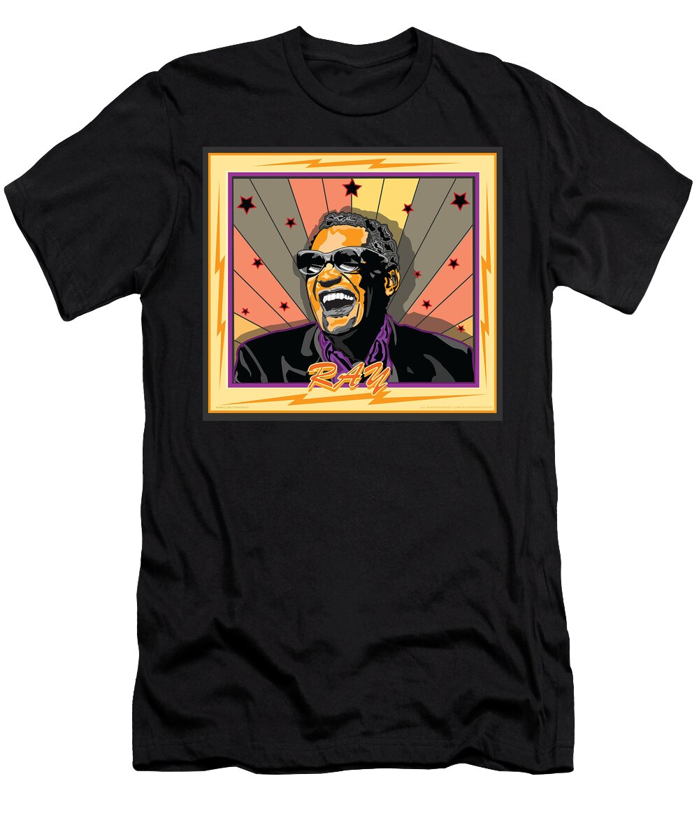 Ray Charles Larry Butterworth T-Shirt
