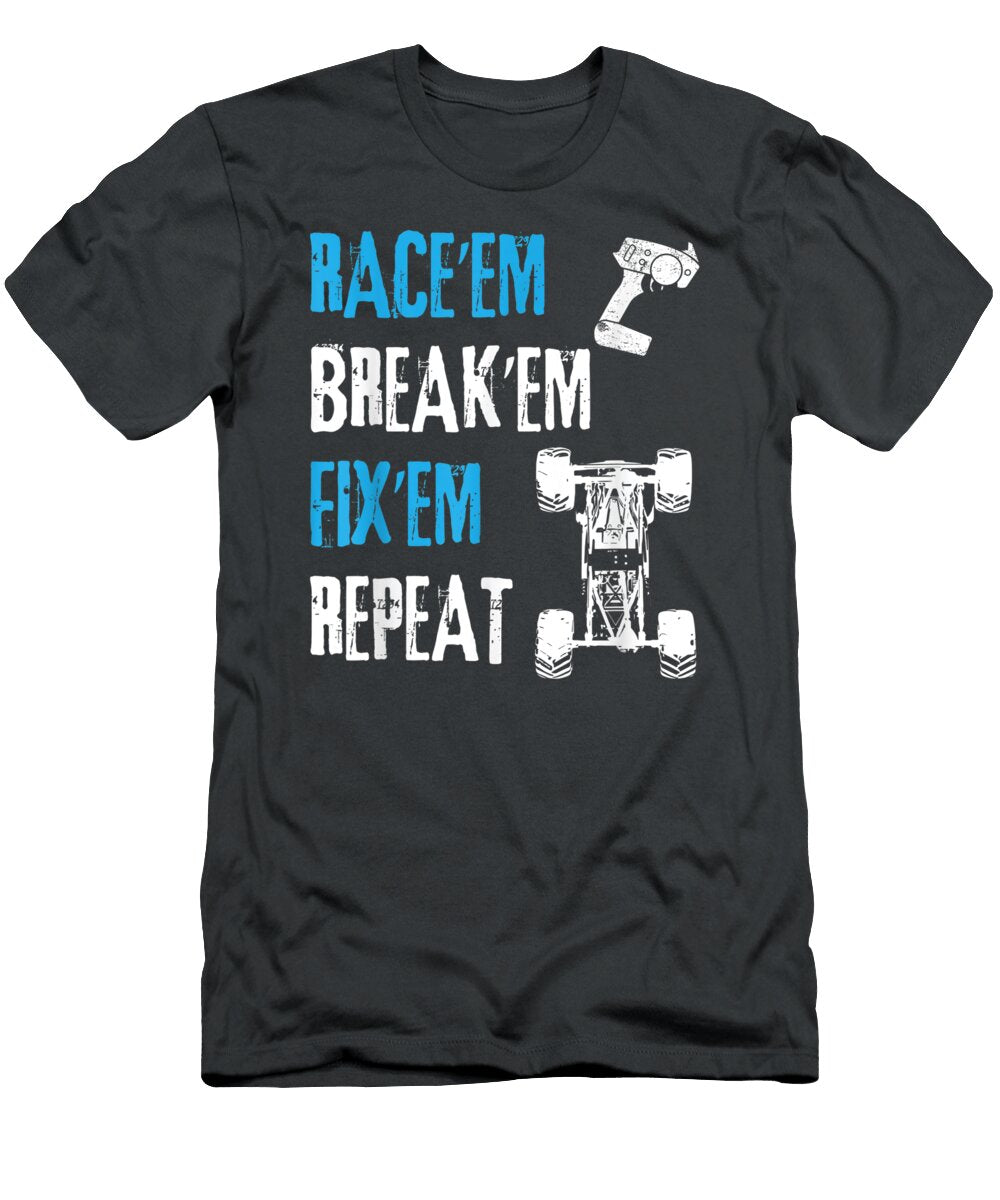 Rc Car Remote Control Racing Edward Marla T-Shirt