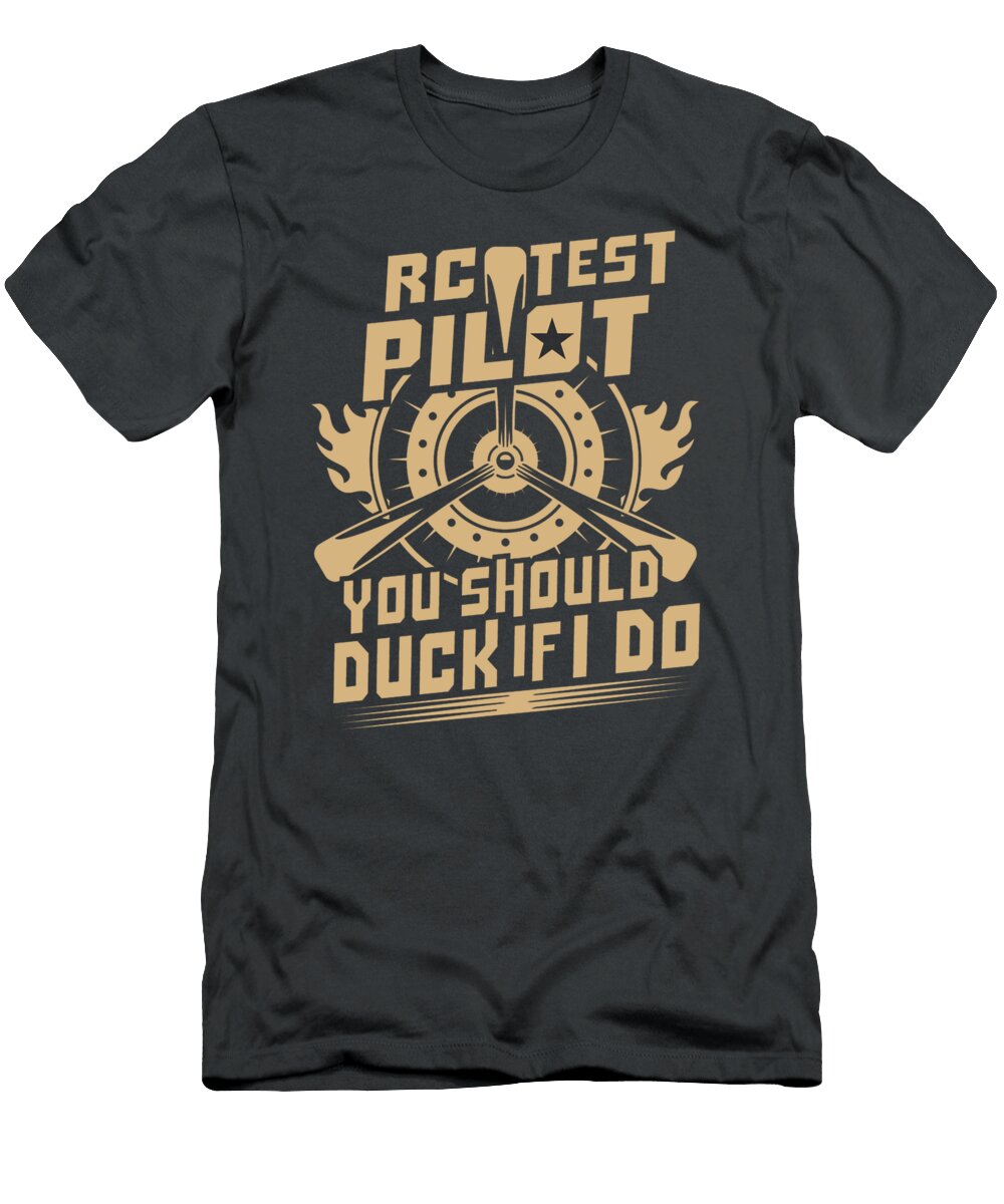 Rc Plane Flying Rc Test Pilot Remote Control Airplane Azeemw Teddi T-Shirt