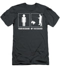Rccar My Husband Your Husband a Remotecontrolled Laugh for Wives Rc Car Husband T-Shirt
