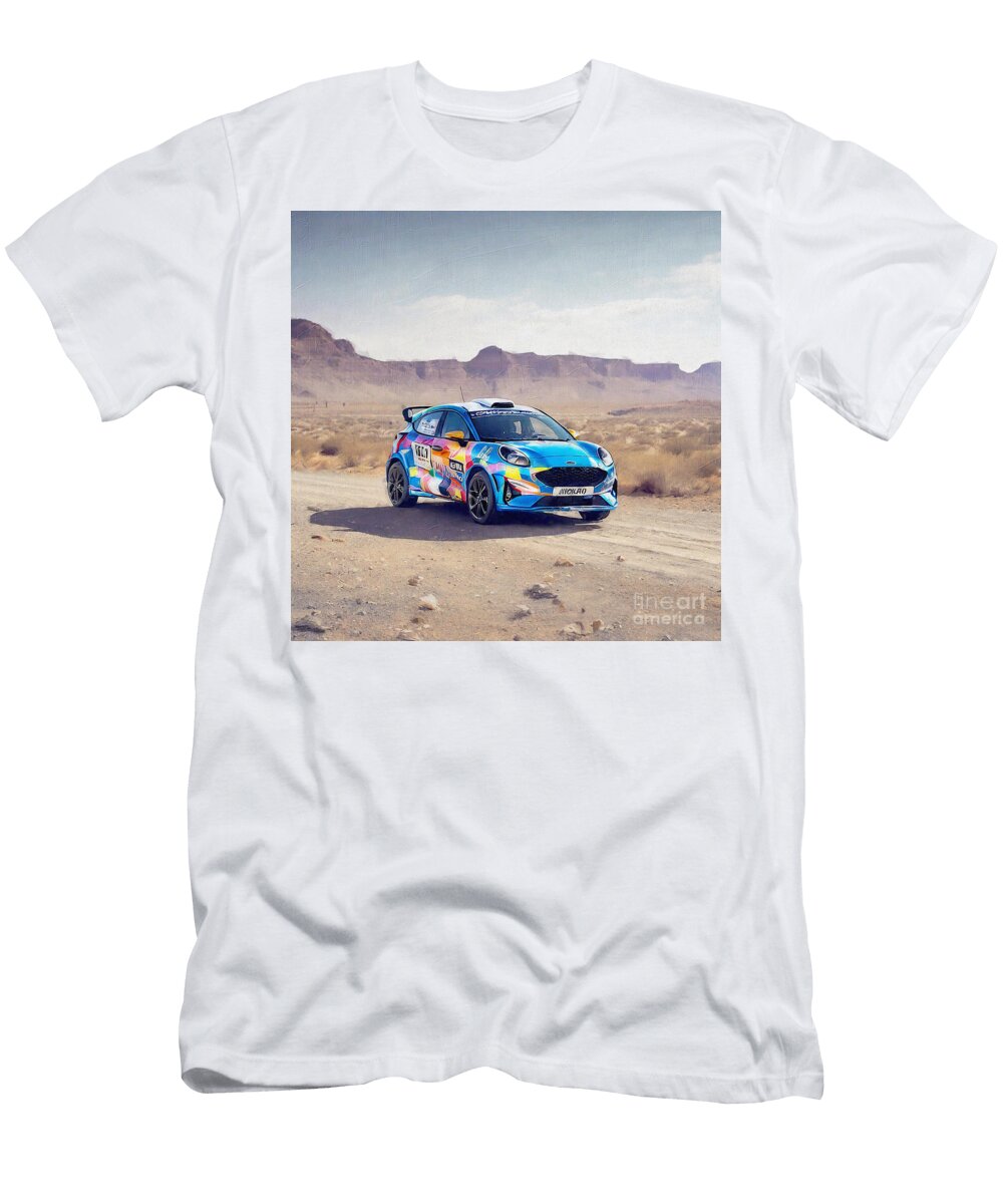 Re9440 2022 Ford Puma Hybrid Rally1 Lisa Sandra T-Shirt