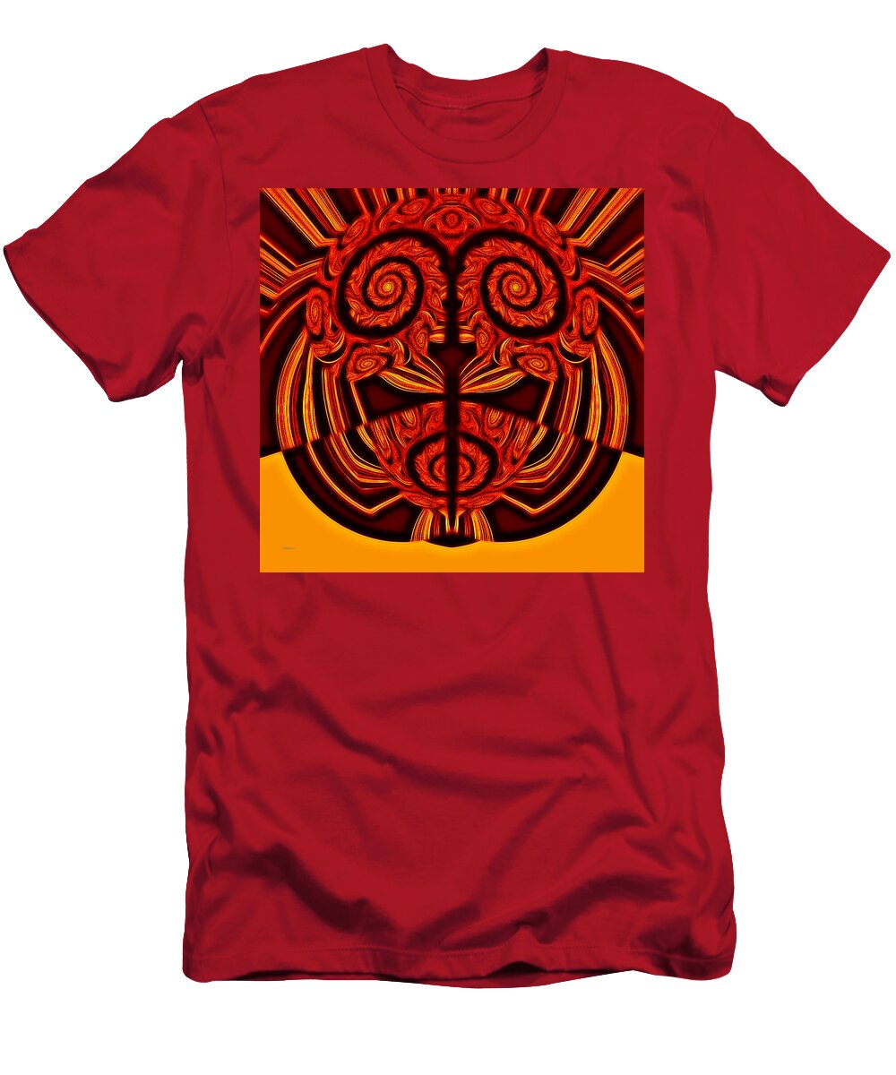 Red and Gold Mask John Bailey T-Shirt