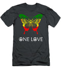 Reggae Music Jamaican Rasta Rastafarian One Butterfly Love Billyl Cora T-Shirt