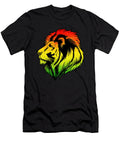 Reggae Music Lion Jamaican Flag Rasta Rastafari Jonathan Kraske T-Shirt