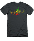 Reggae Music Note Heartbeat Patel Walsh T-Shirt