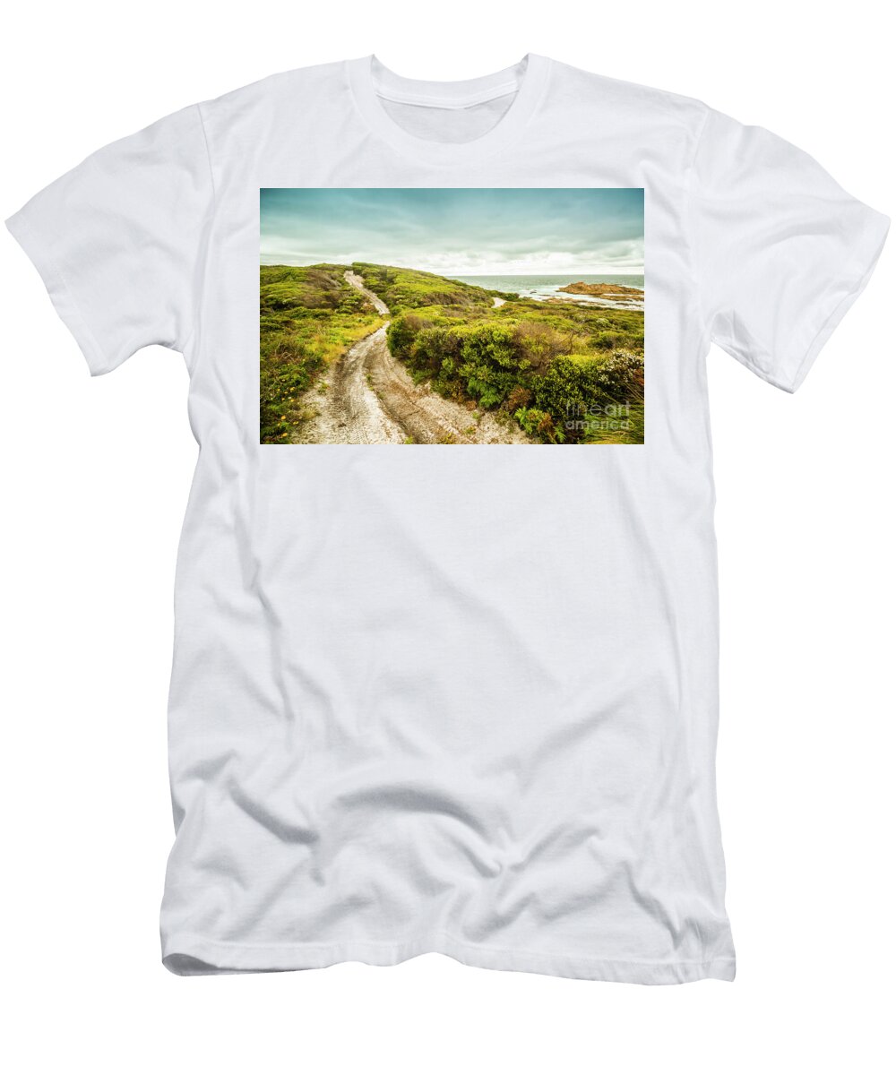 Remote Australia Beach Trail Jorgo Photography Wall Art Gallery T-Shirt