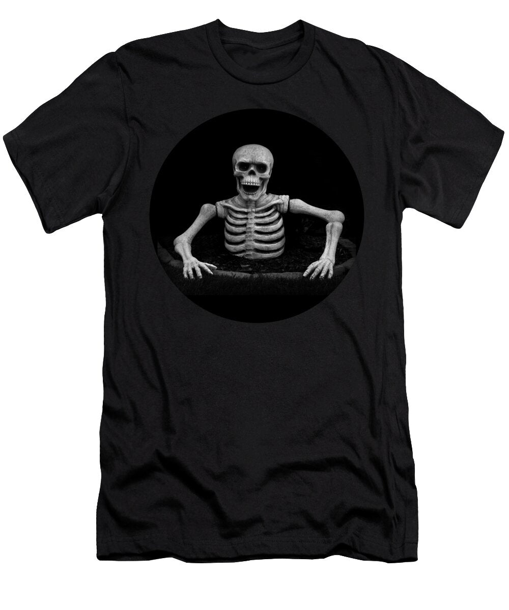 Restless Bones Skeleton Emerging Nikolyn Mcdonald T-Shirt
