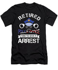 Retired Police Officer Retirees Retirement Plan Veterans Gift Thomas Larch T-Shirt