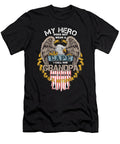 Retiree Retired Retirement Gift My Hero I Call Him Grandpa Who Is Also a US Veteran Thomas Larch T-Shirt