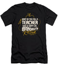 Retirement Teacher Retired Teacher Happy on Monday Maximus Designs T-Shirt