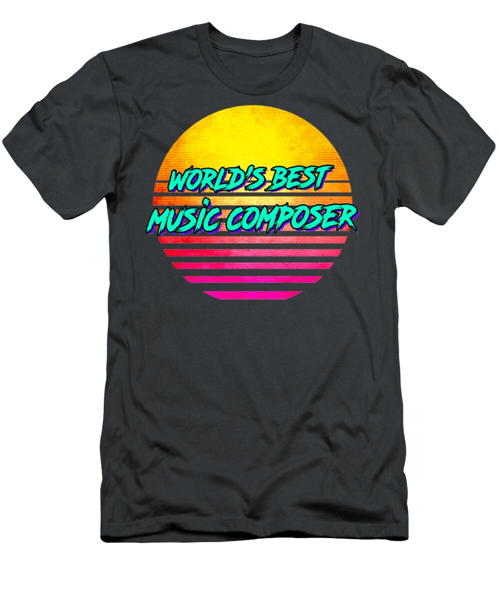 Retro 1980s Music Composing Patel Walsh T-Shirt