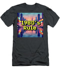 Retro Cityscape with Neon Glow Sarah Kirk T-Shirt