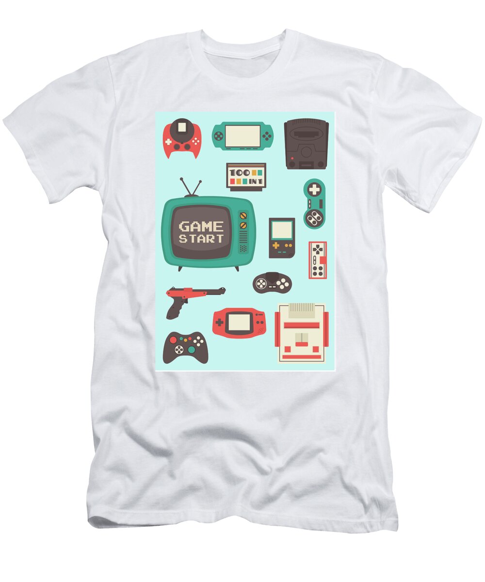 Retro Gaming Poster Denny H T-Shirt