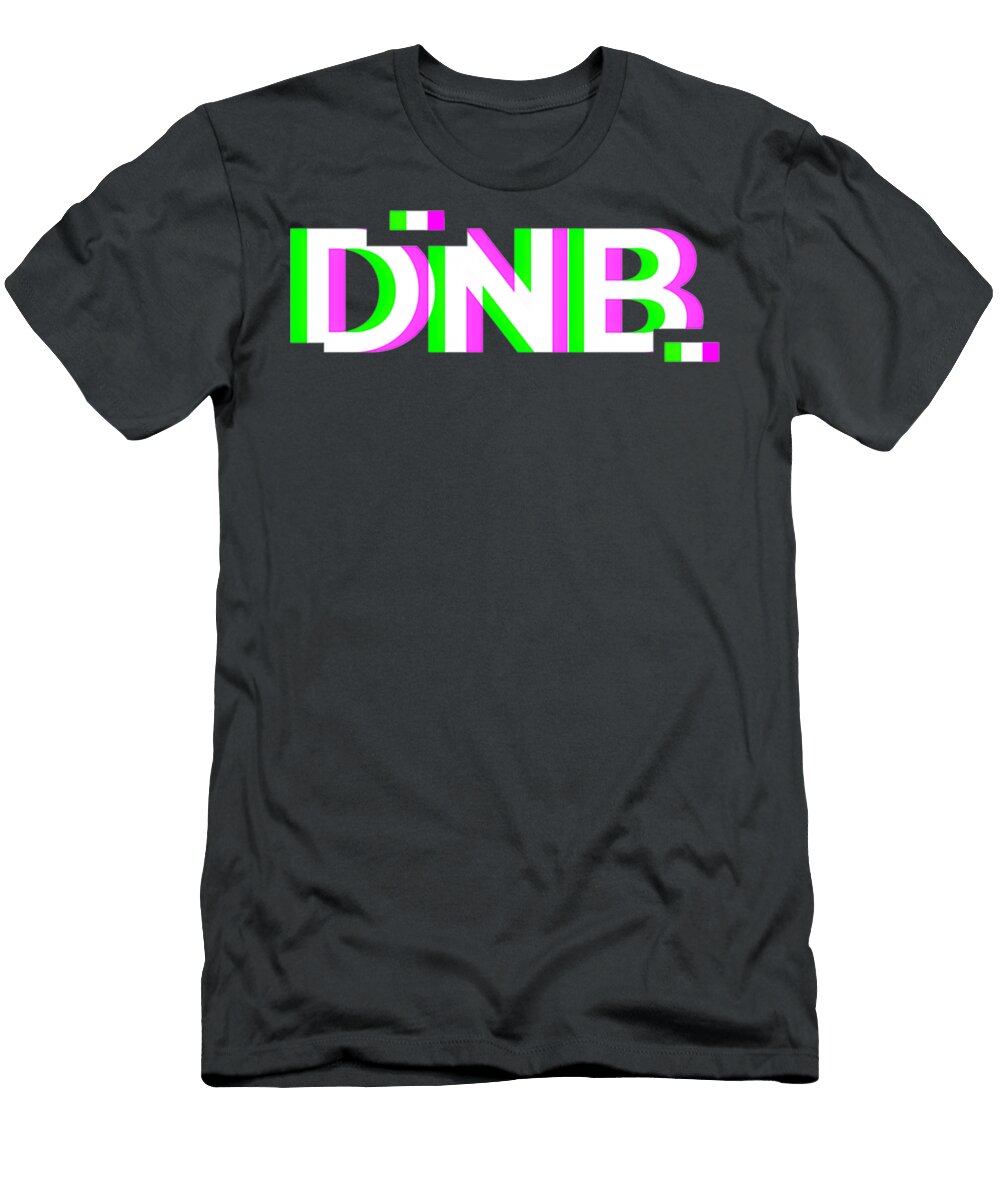 Retro Glitch Dnb Music Edm Rave Ward Isaac T-Shirt