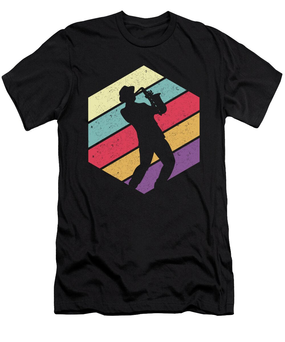 Retro Jazz Colorful Jazz Band Music Gift Thomas Larch T-Shirt