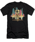 Retro Robot with Radiohead Text Earl L Runnels T-Shirt