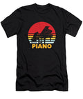 Retro Vintage Piano Music Instrument Pianist Joe Charles T-Shirt