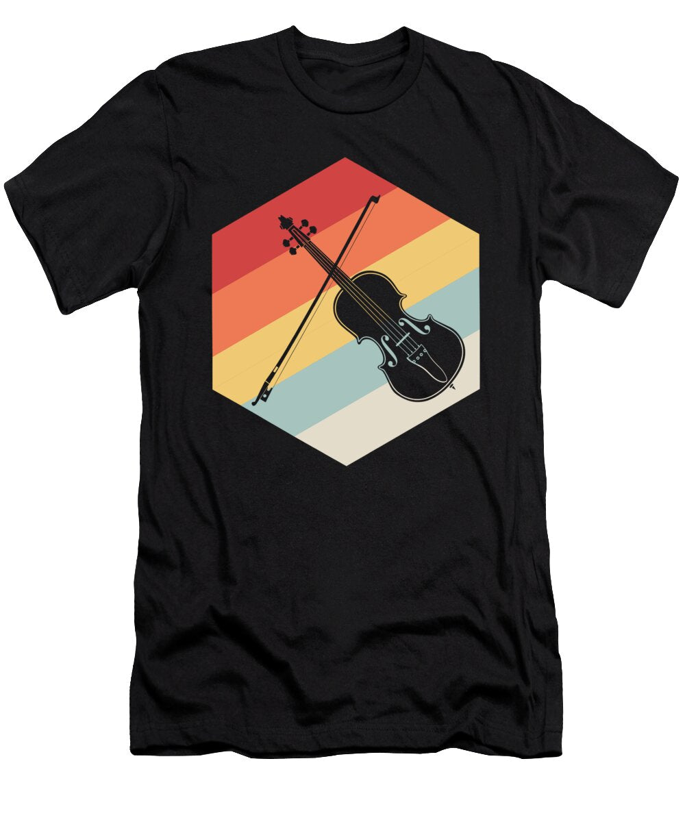 Retro Violin Raphaelartdesign T-Shirt